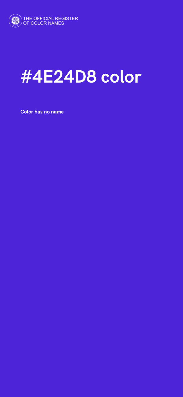 #4E24D8 color image