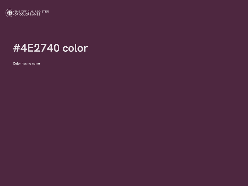 #4E2740 color image