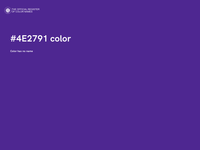#4E2791 color image