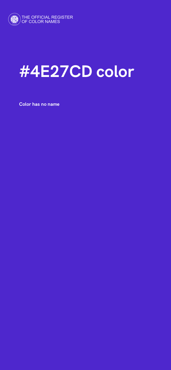 #4E27CD color image