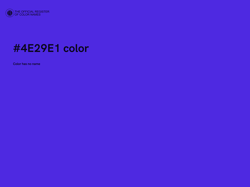 #4E29E1 color image