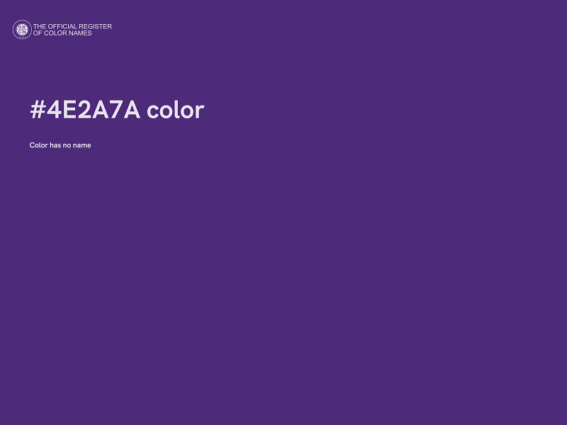 #4E2A7A color image