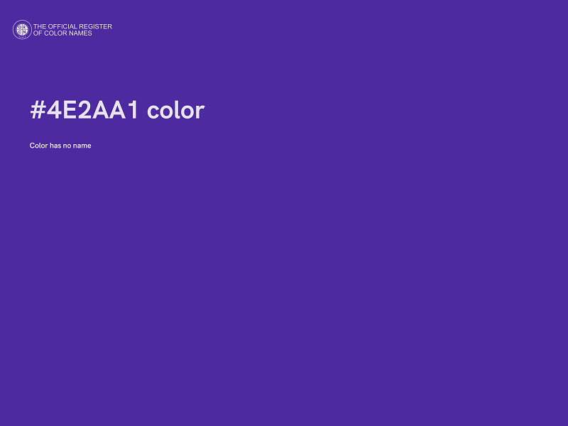 #4E2AA1 color image