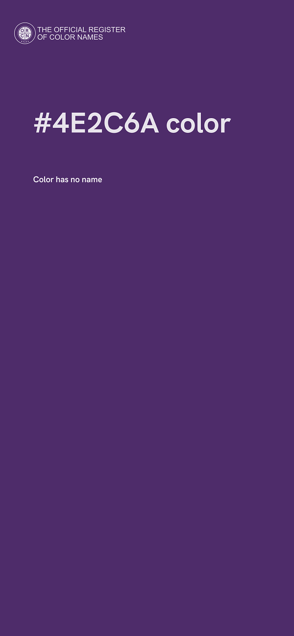 #4E2C6A color image