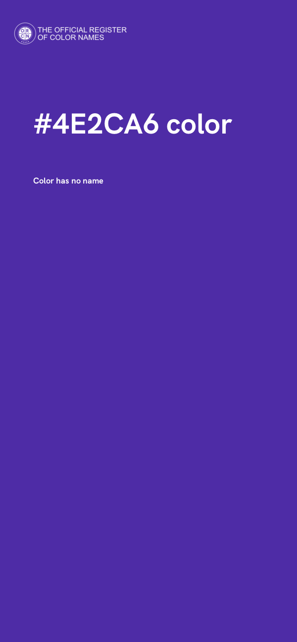 #4E2CA6 color image