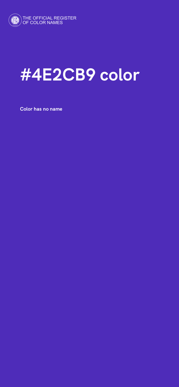 #4E2CB9 color image