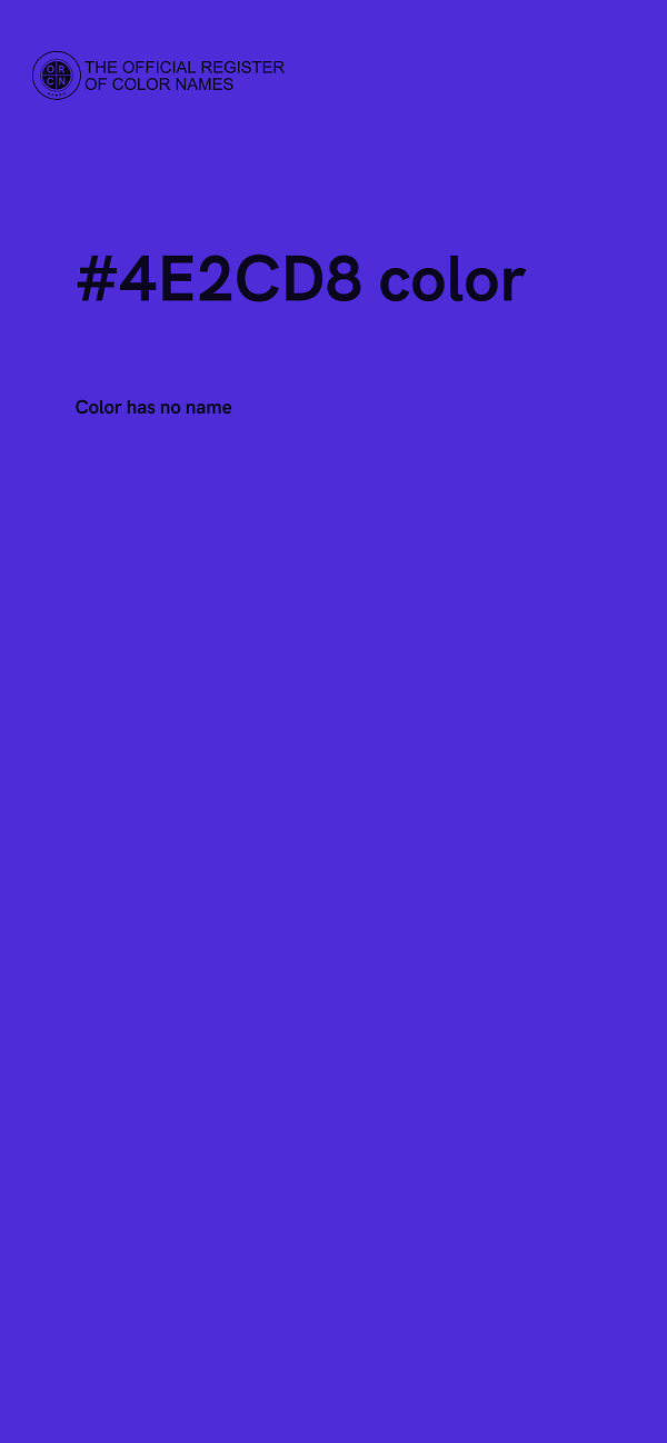 #4E2CD8 color image