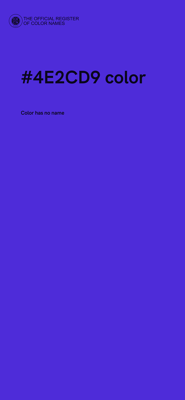 #4E2CD9 color image