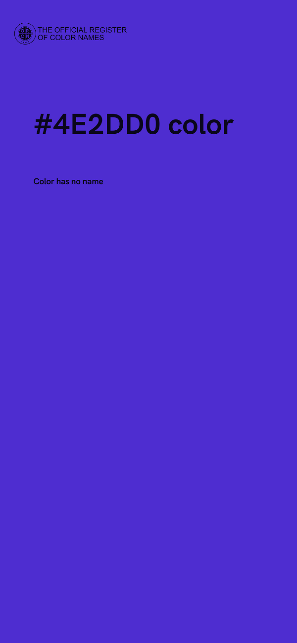 #4E2DD0 color image