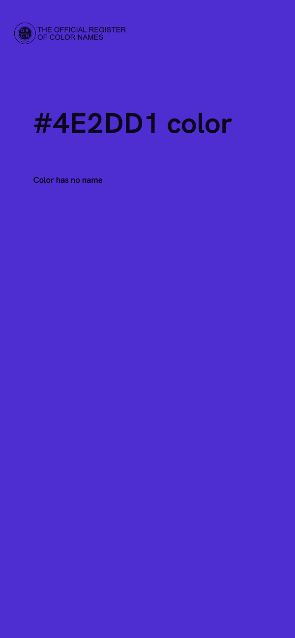 #4E2DD1 color image