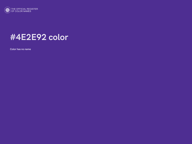 #4E2E92 color image