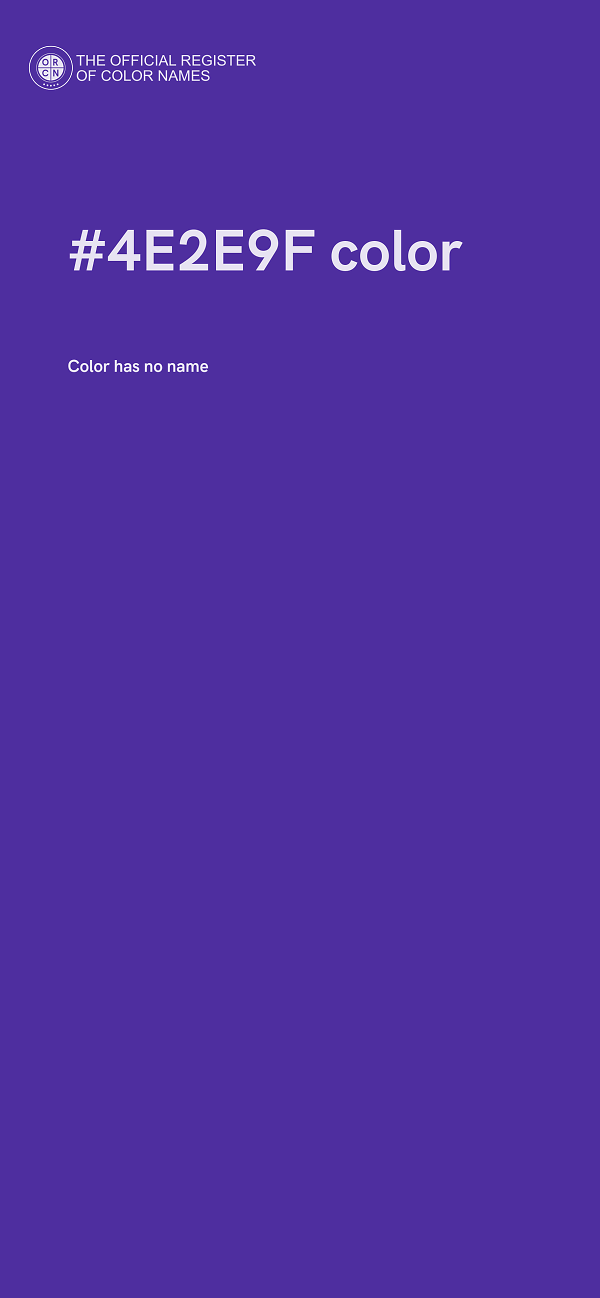 #4E2E9F color image