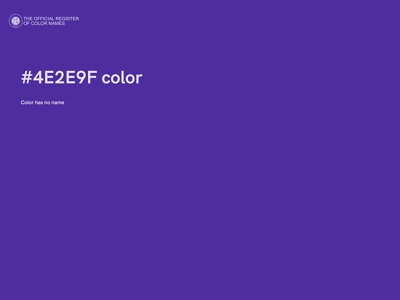 #4E2E9F color image