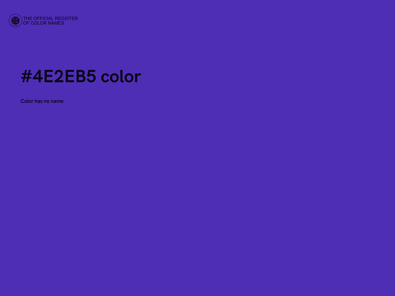 #4E2EB5 color image