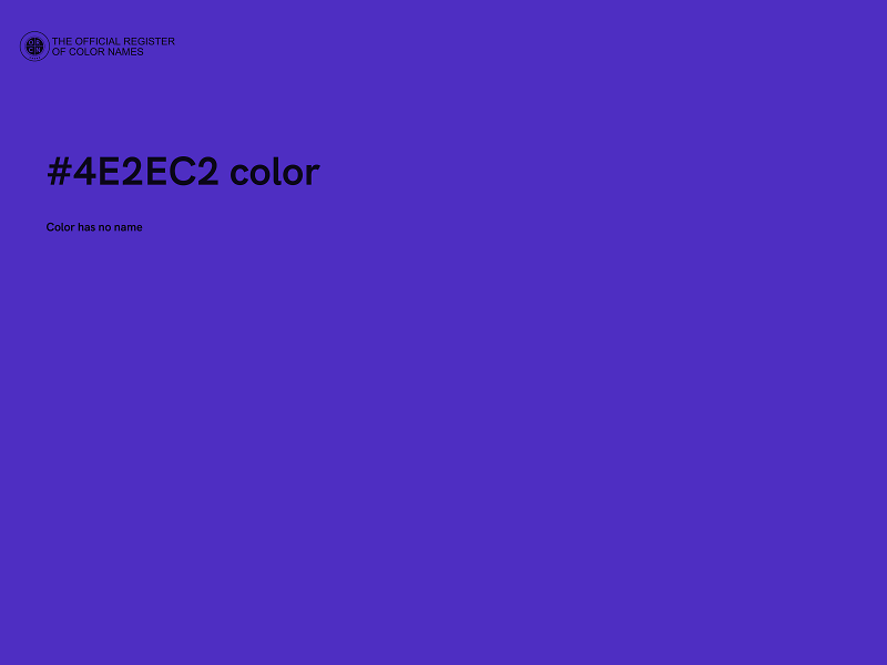 #4E2EC2 color image