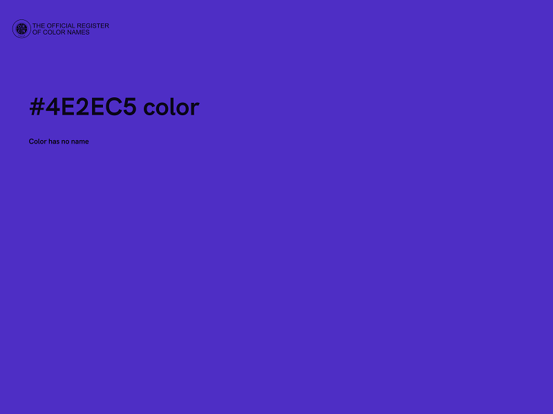 #4E2EC5 color image