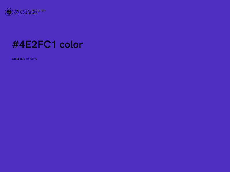 #4E2FC1 color image