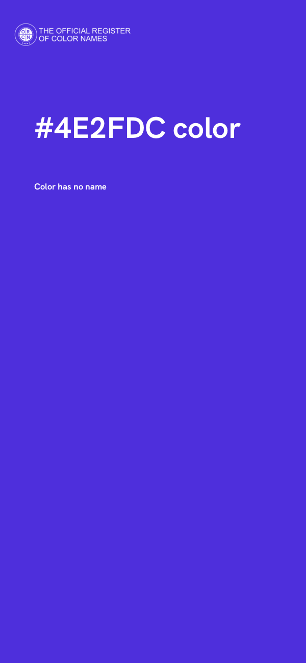 #4E2FDC color image