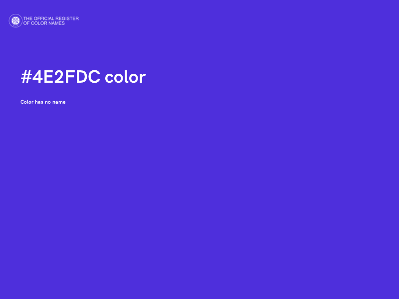 #4E2FDC color image