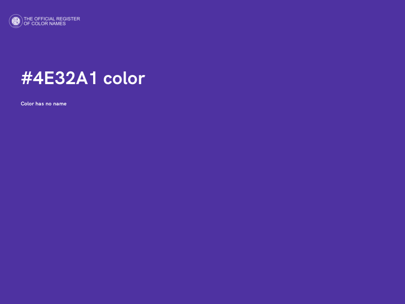 #4E32A1 color image
