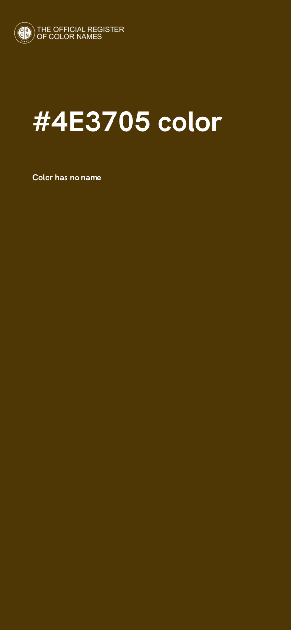 #4E3705 color image