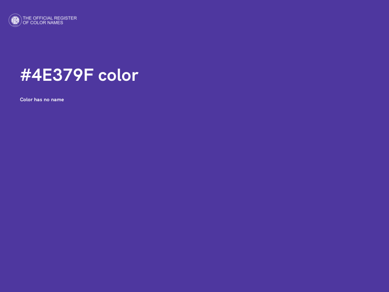 #4E379F color image
