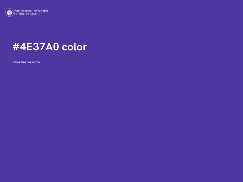 #4E37A0 color image