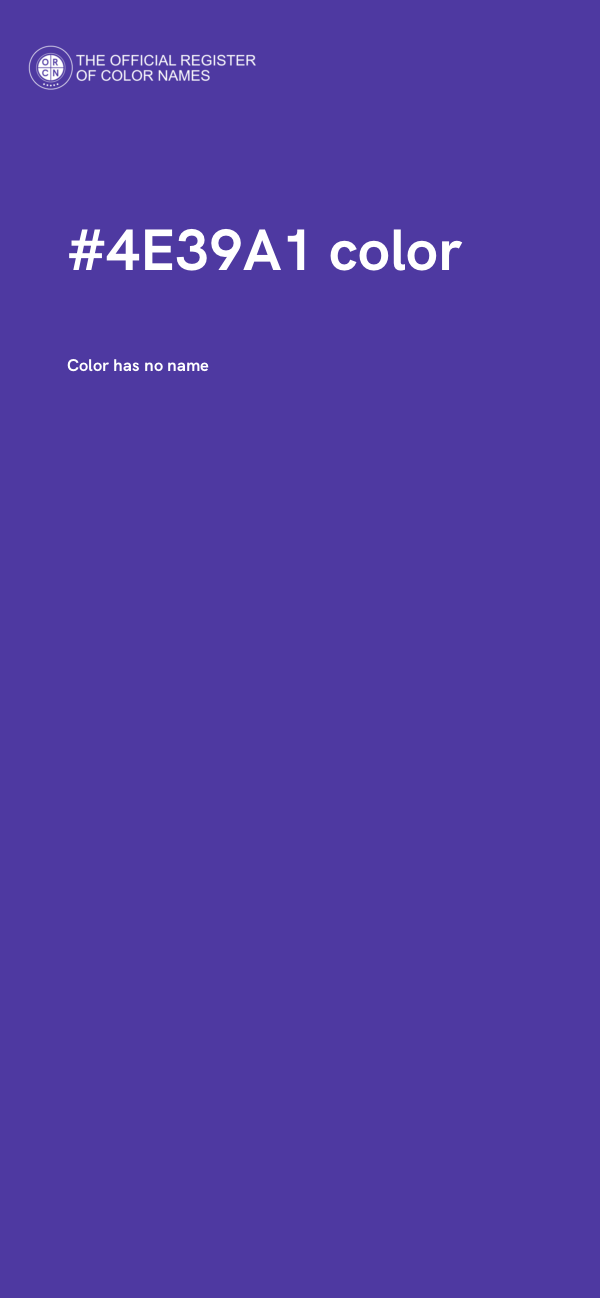 #4E39A1 color image