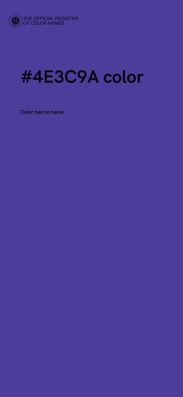 #4E3C9A color image