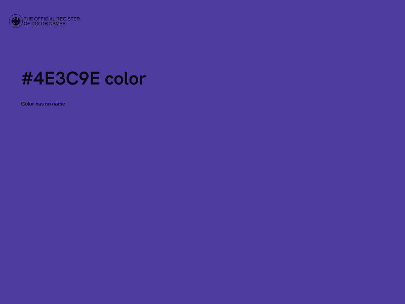 #4E3C9E color image