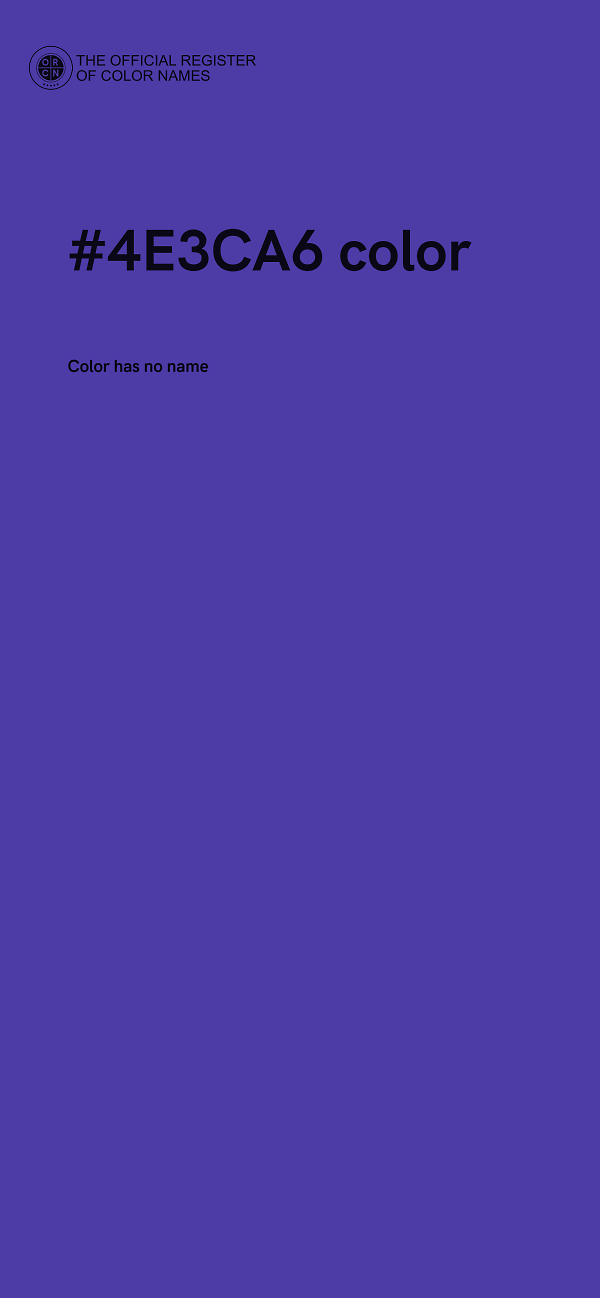 #4E3CA6 color image