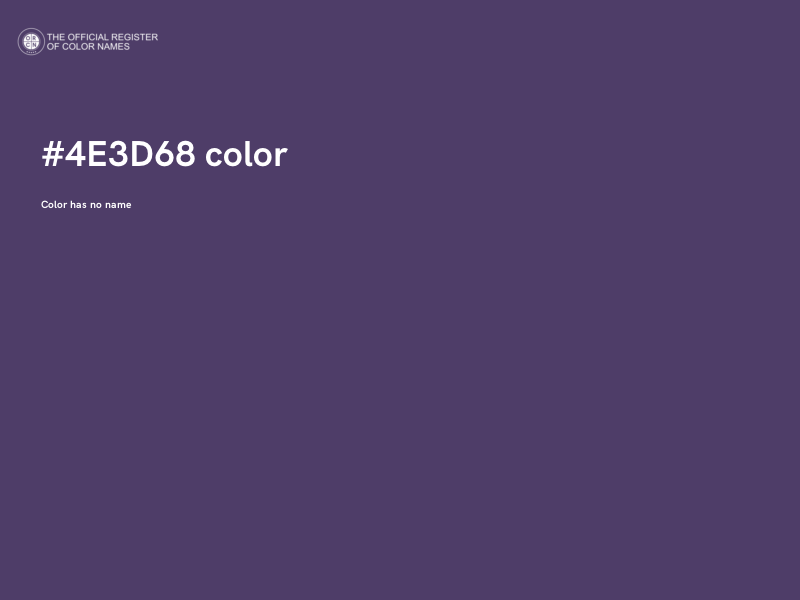 #4E3D68 color image