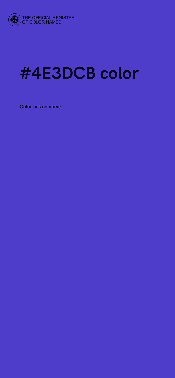 #4E3DCB color image