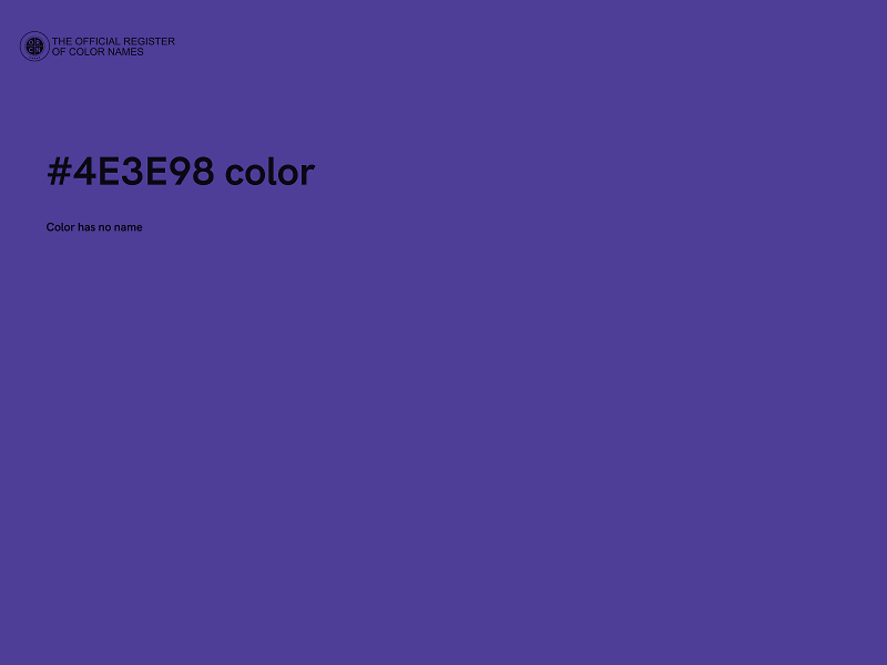 #4E3E98 color image