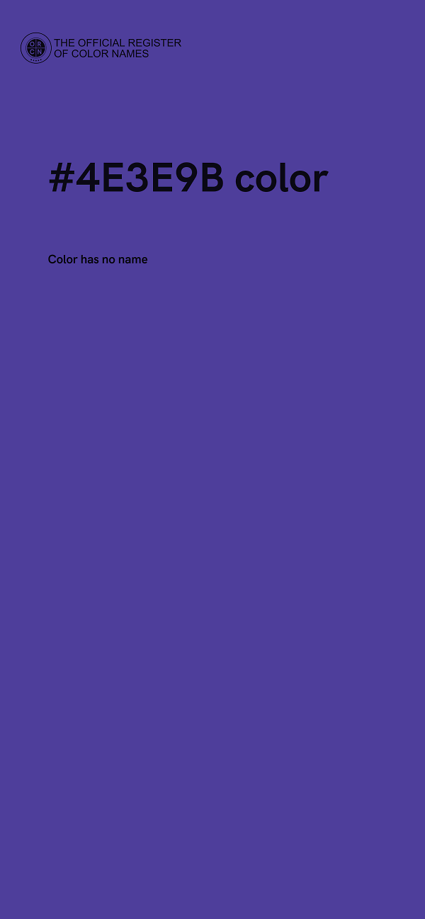 #4E3E9B color image