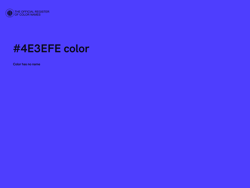 #4E3EFE color image