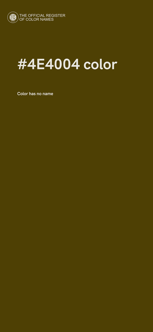 #4E4004 color image