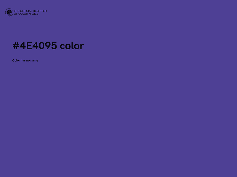 #4E4095 color image