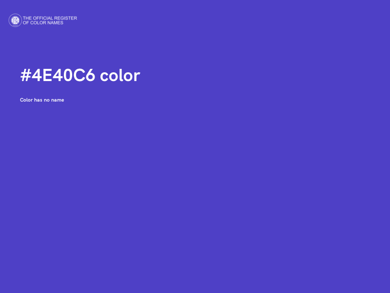 #4E40C6 color image