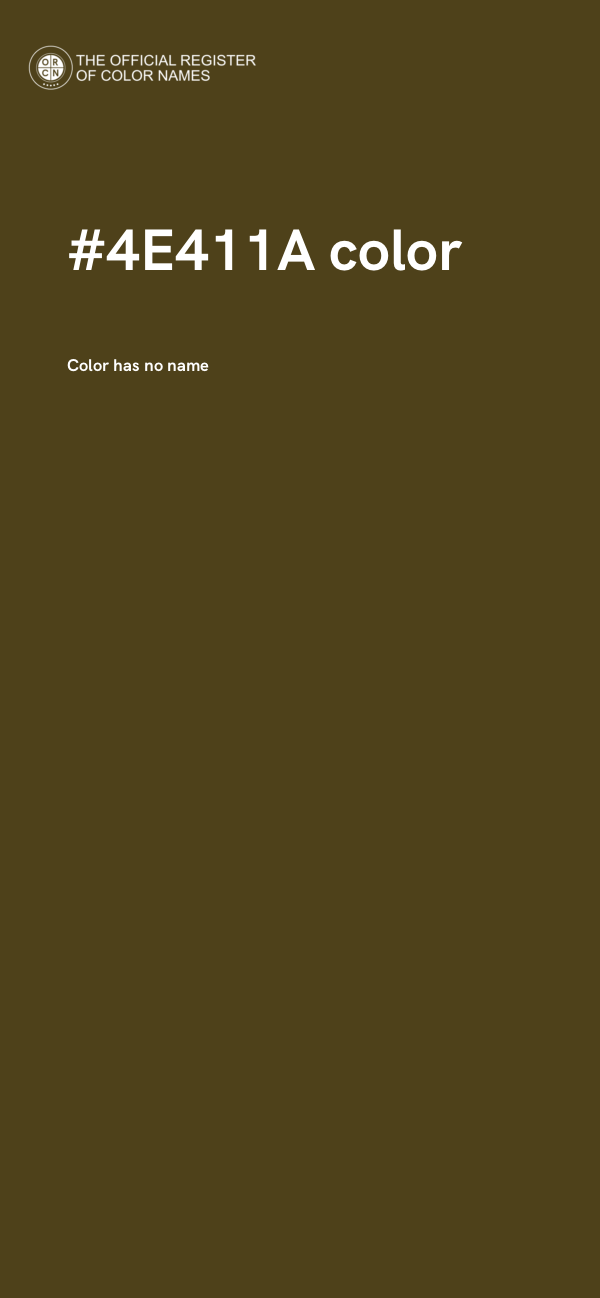 #4E411A color image