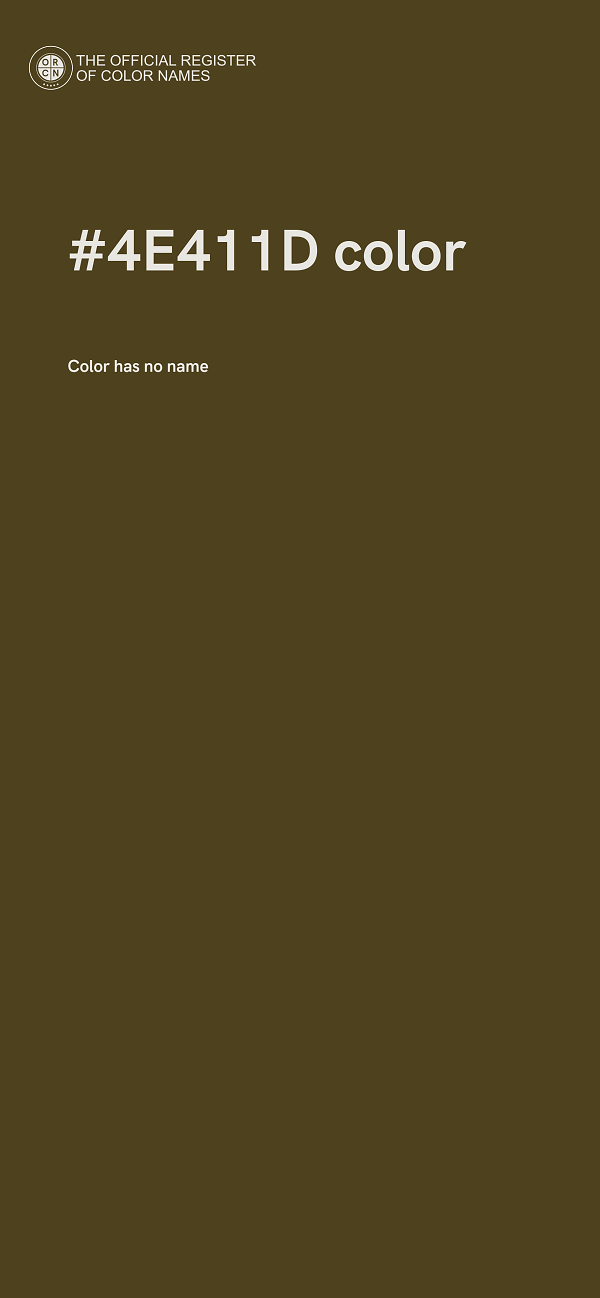 #4E411D color image