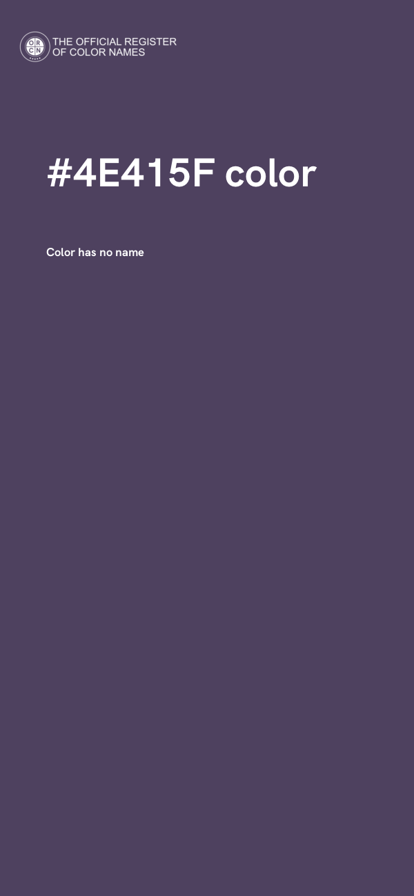 #4E415F color image
