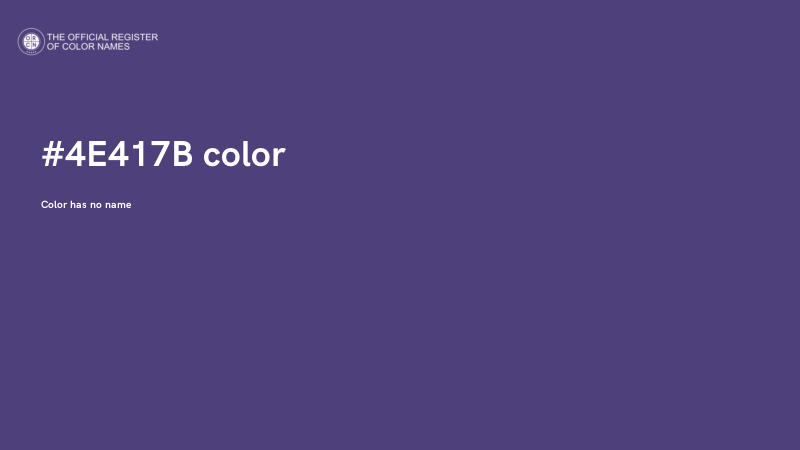 #4E417B color image