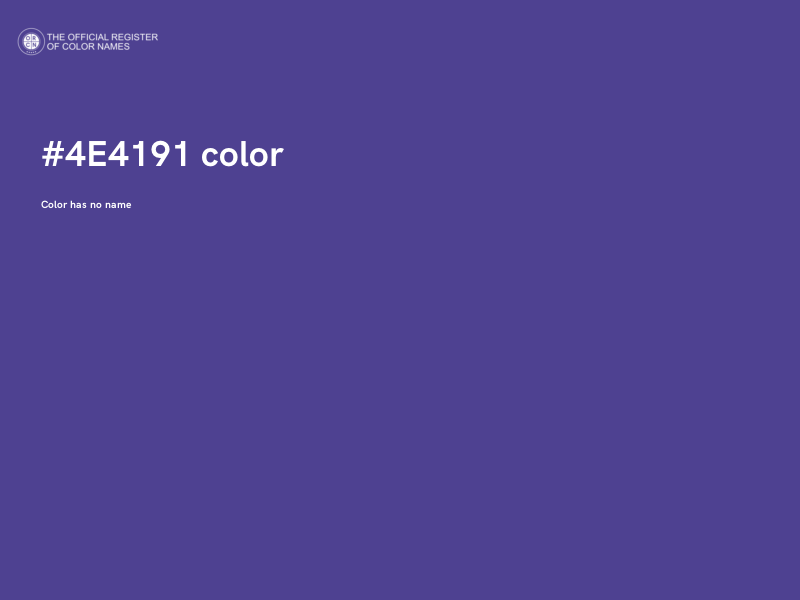 #4E4191 color image