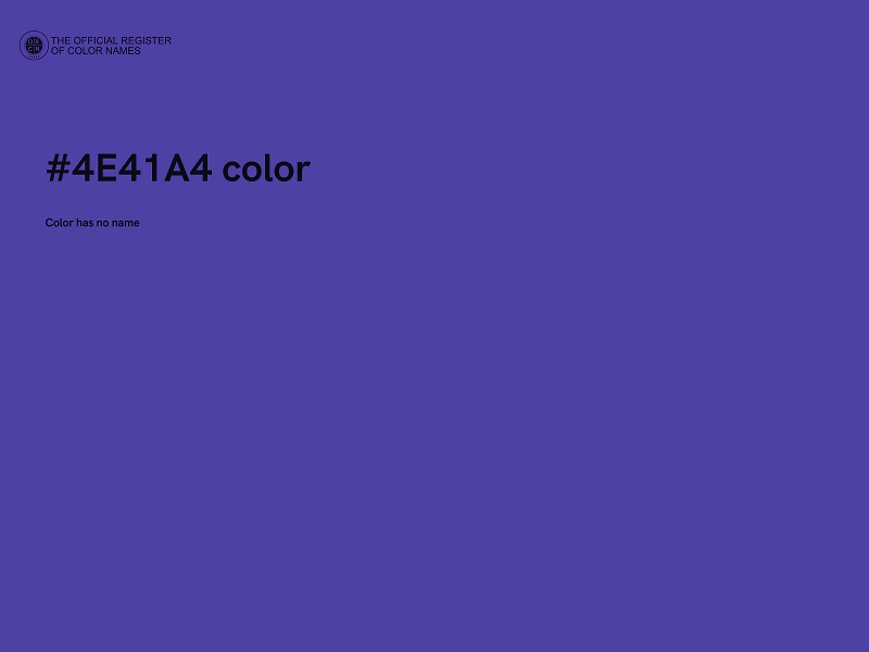 #4E41A4 color image
