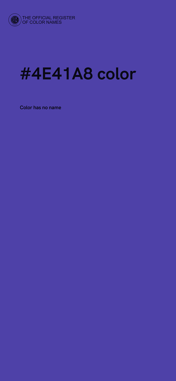 #4E41A8 color image