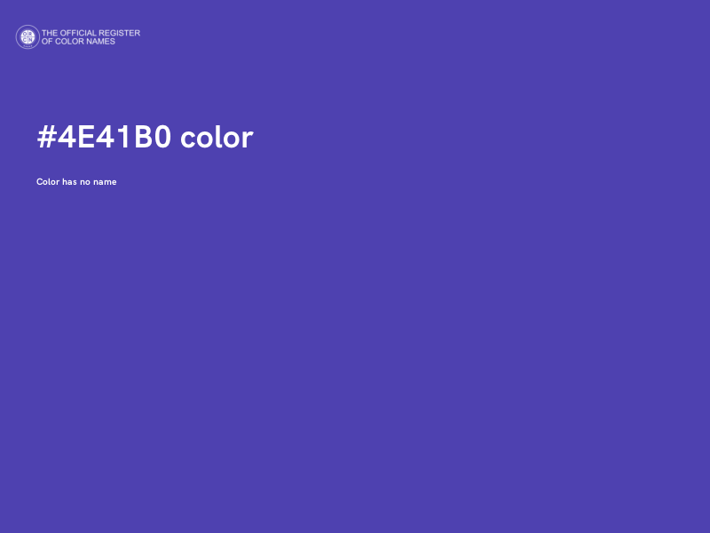 #4E41B0 color image