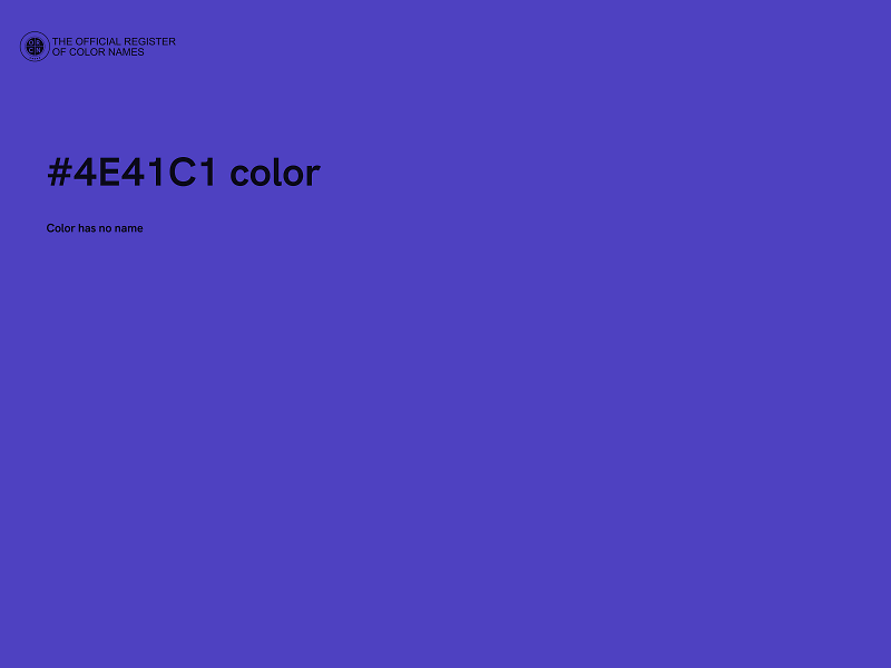 #4E41C1 color image