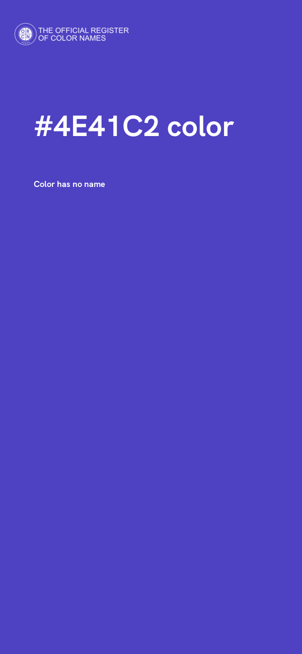 #4E41C2 color image