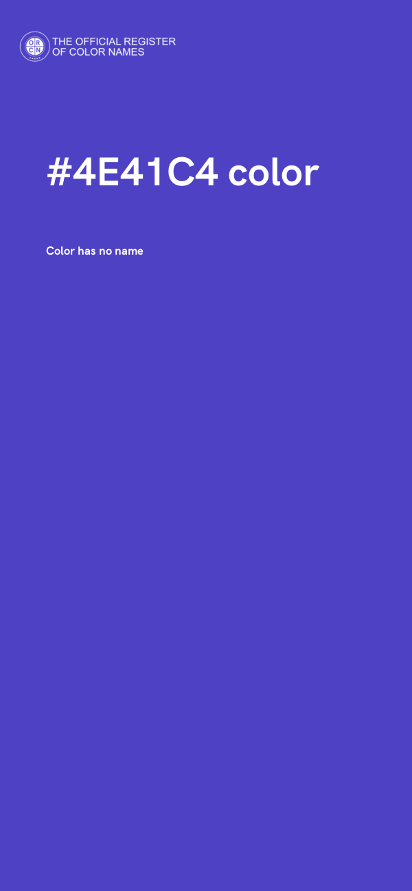 #4E41C4 color image